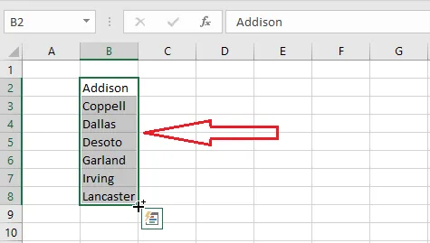 AutoFill filling in the custom list