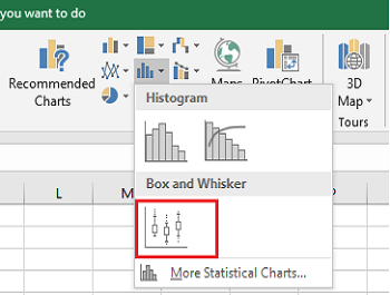 box and whisker chart in excel