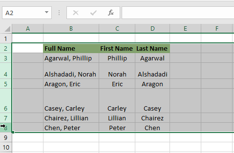 autofit excel rows