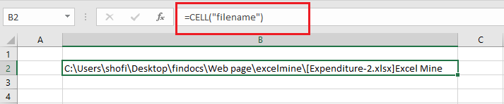 excel cell function