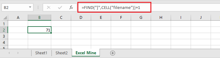 excel find function