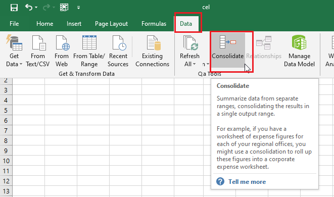 How To Consolidate Data In Excel Overall Money 2171