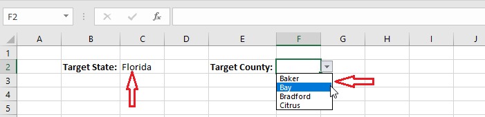 dependent drop-down lists