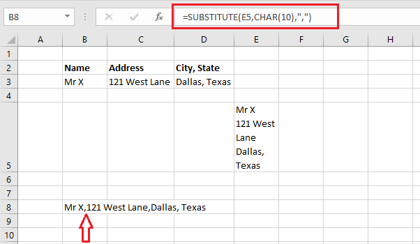 SUBSTITUTE function