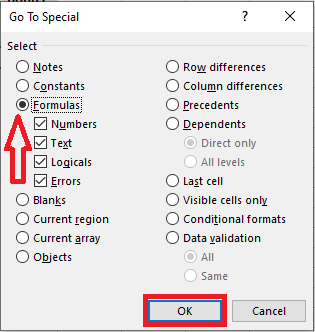 click formulas