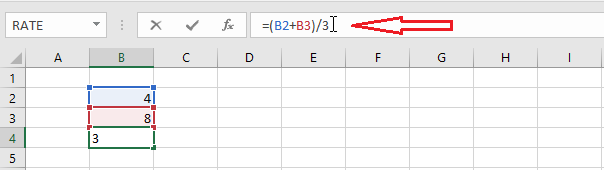 formula in formula bar