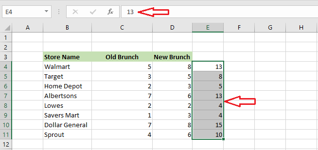 Formulas converted to values