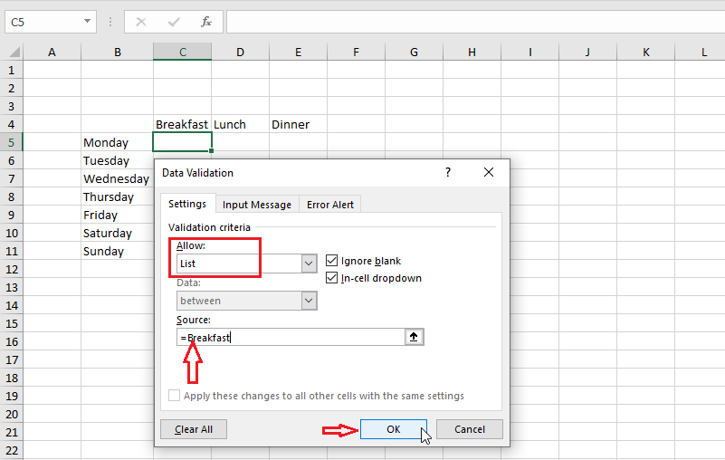 data validation criteria