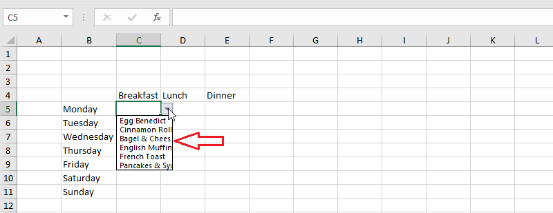 dependent drop-down lists