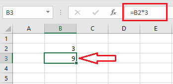 formula in cell