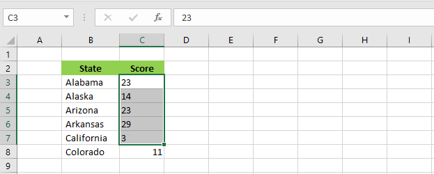 text format in excel