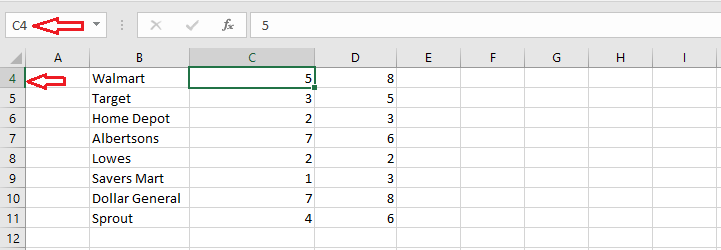 scroll worksheet by arrow key