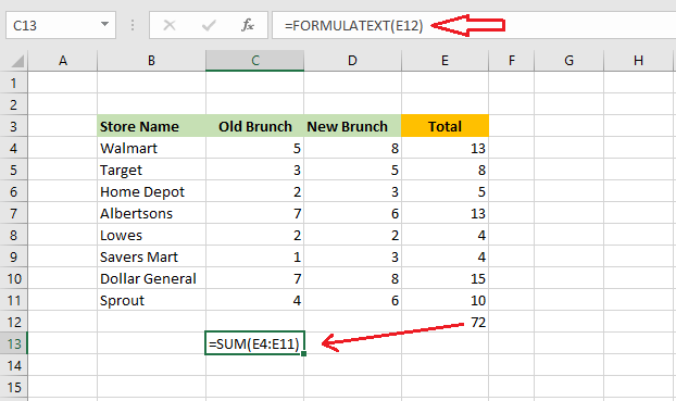 FORMULATEXT function