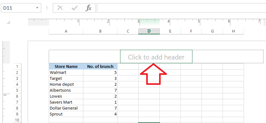 page layout view in excel