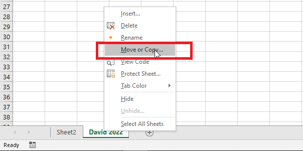 copy a worksheet